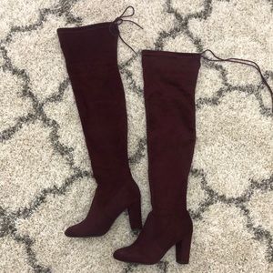 Soda Over-the-knee heel boots